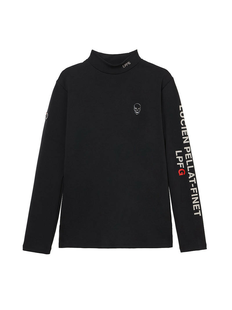 LUCIEN PELLAT-FINET LPFG MENS モックネック プルオーバー LPFG circle logo