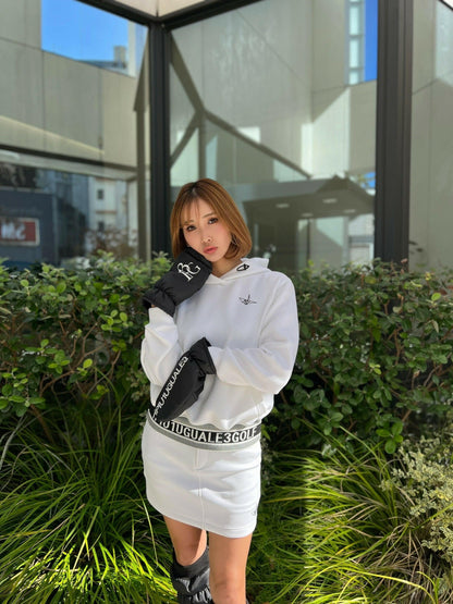 1PIU1UGUALE3 WOMENS LOGO RIB SKIRT
