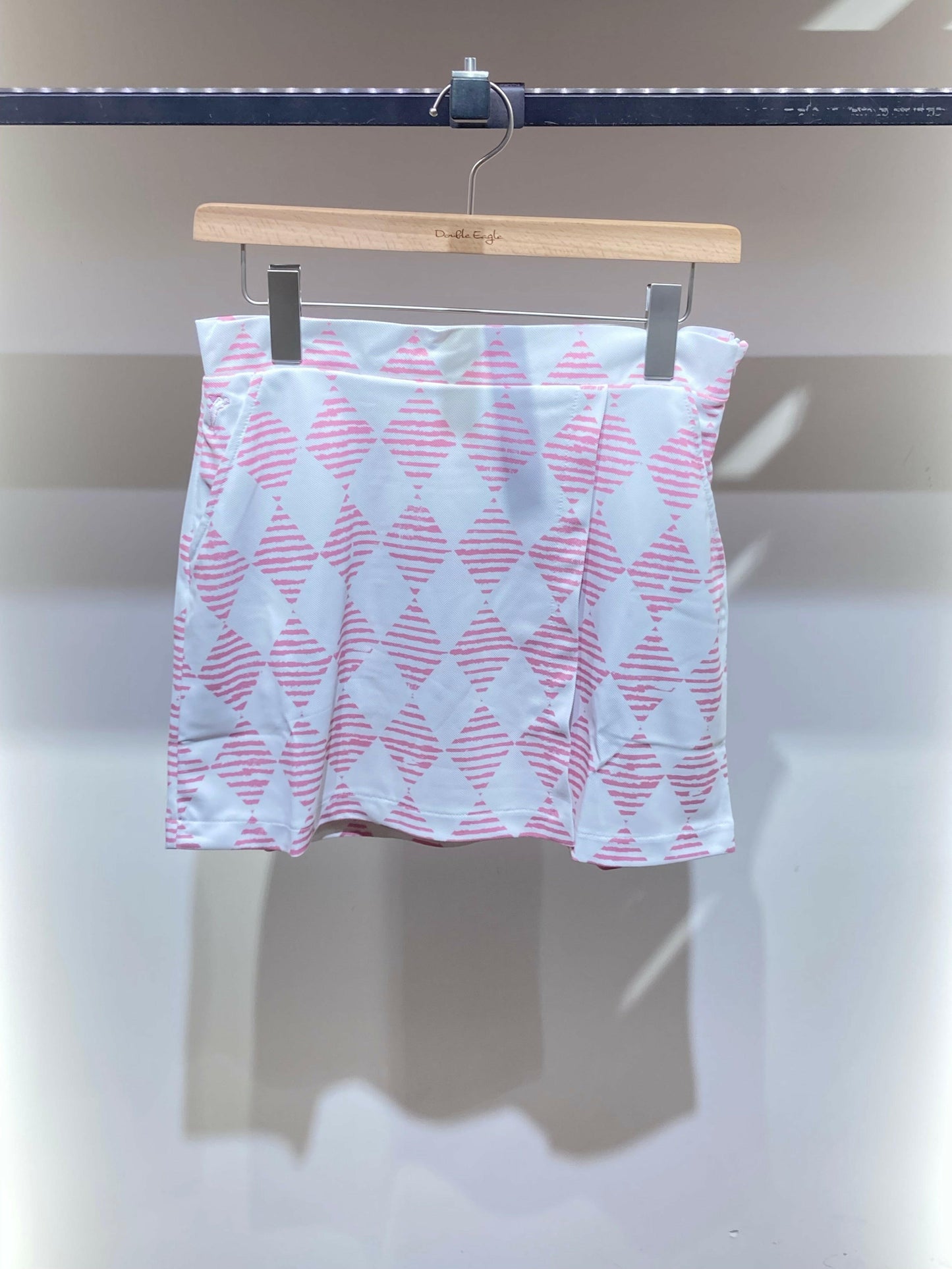 GOLFINO WOMENS NATURAL LIGHT PRENTED SKORT