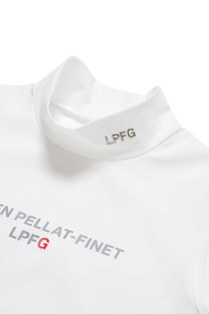 LUCIEN PELLAT-FINET LPFG WOMENS スリーブレスモックネックシャツ