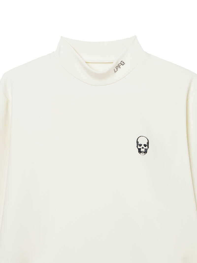 LUCIEN PELLAT-FINET LPFG MENS モックネック プルオーバー LPFG circle logo