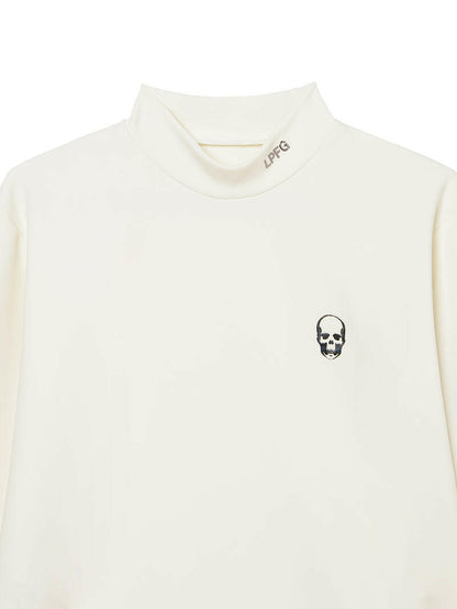 LUCIEN PELLAT-FINET LPFG MENS モックネック プルオーバー LPFG circle logo