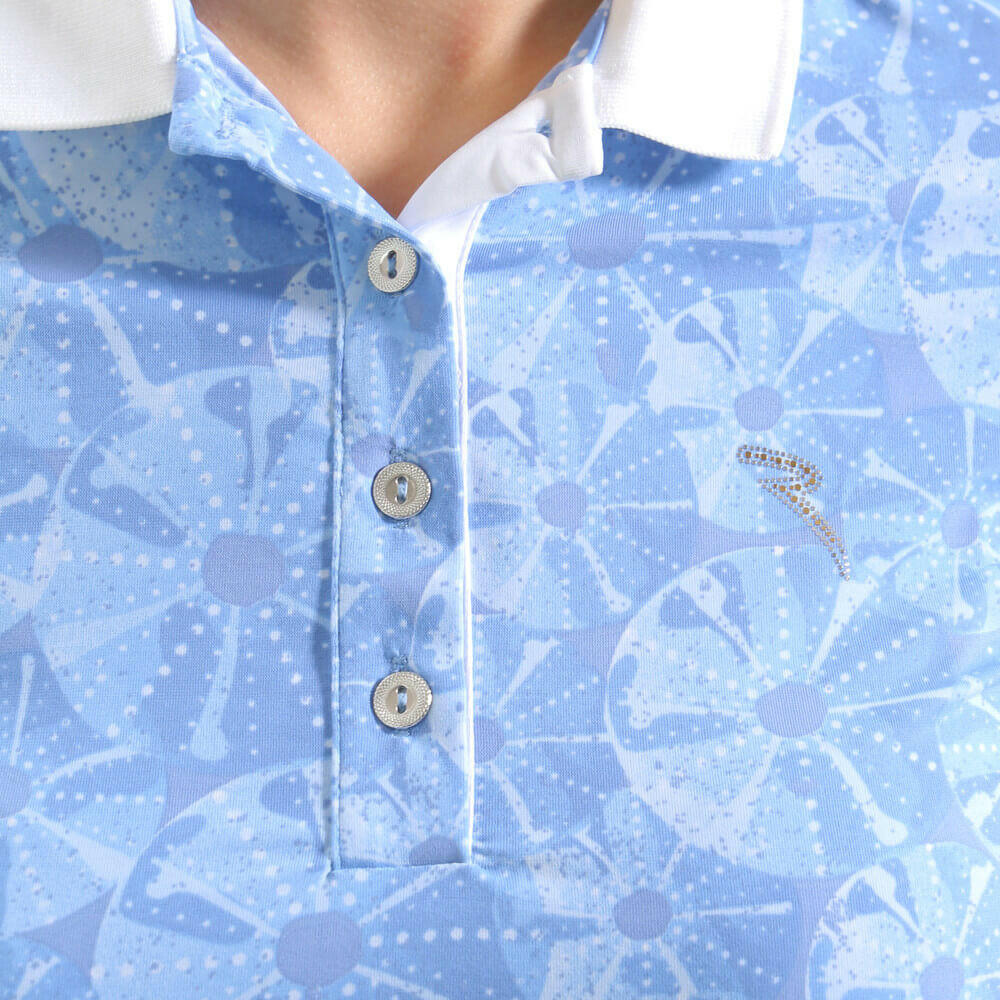 CHERVO WOMENS APSIK LIGHTWEIGHT SUNBLOCK® PRINTED POLO