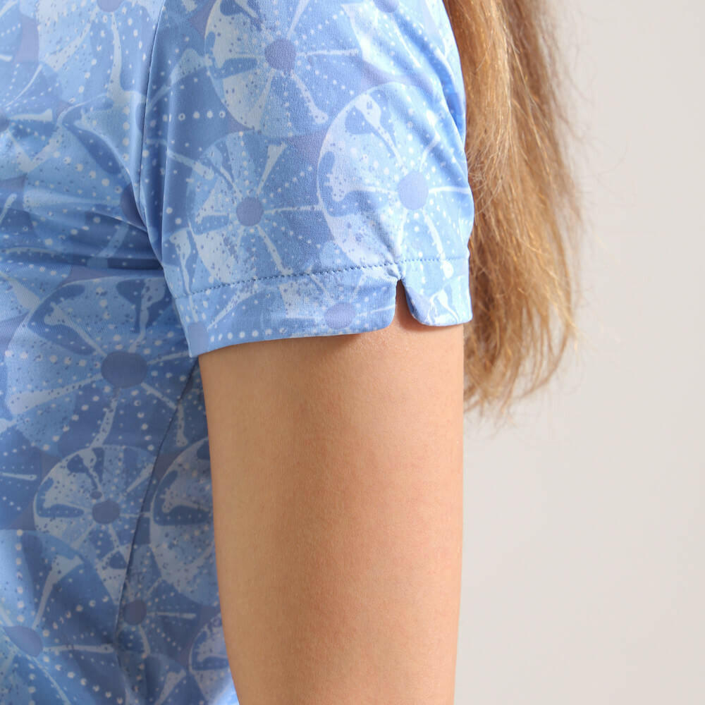 CHERVO WOMENS APSIK LIGHTWEIGHT SUNBLOCK® PRINTED POLO