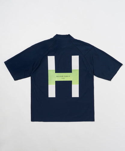SALVAGE PUBLIC MENS SURF Mock neck S/S (HI)