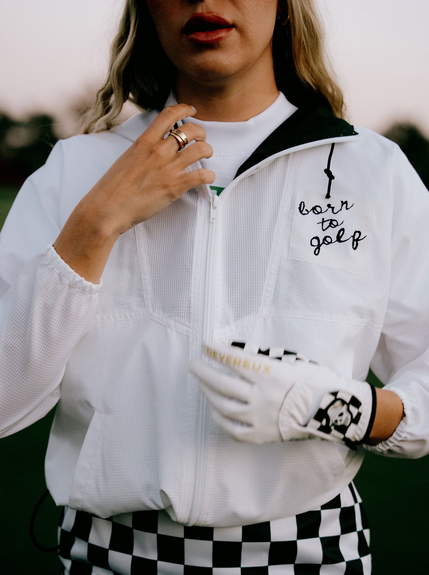 DEVEREUX GOLF WOMENS Manic Dot Air WR Blouson