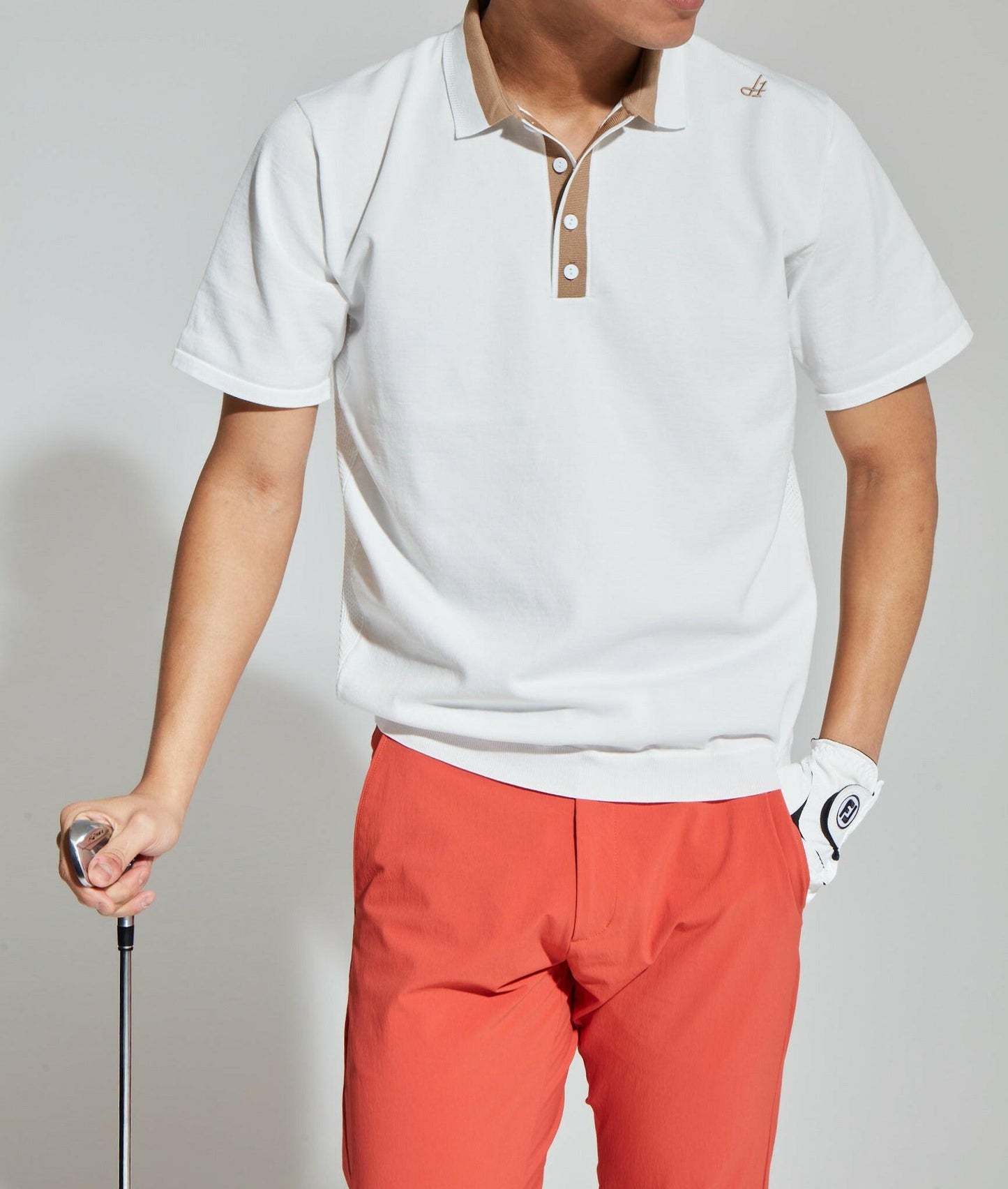 HERG1 MENS HIBRID MESH KNIT POLO (DE Limited)