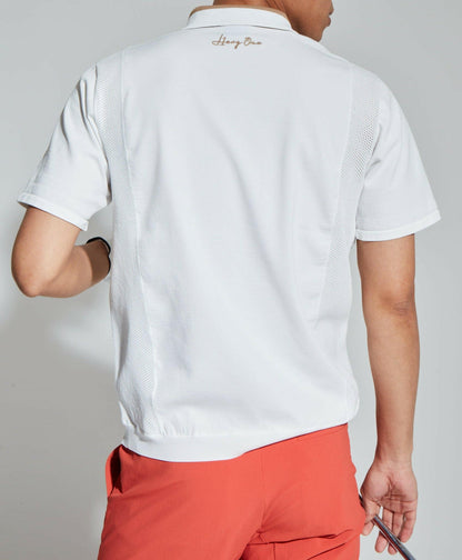 HERG1 MENS HIBRID MESH KNIT POLO (DE Limited)
