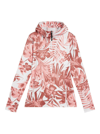 J.LINDEBERG WOMENS W Aerial Print Quarter Hood