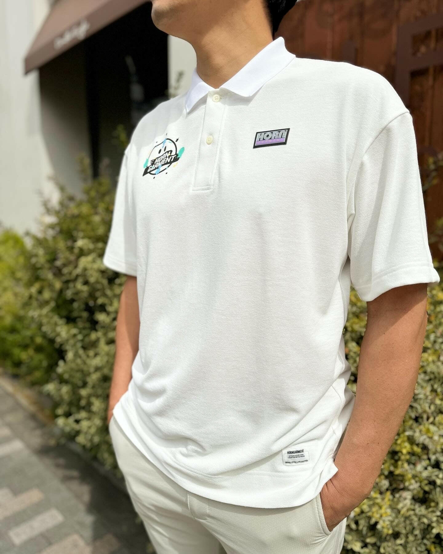 HORN GARMENT MENS Short Sleeve POLO(DE Limited)