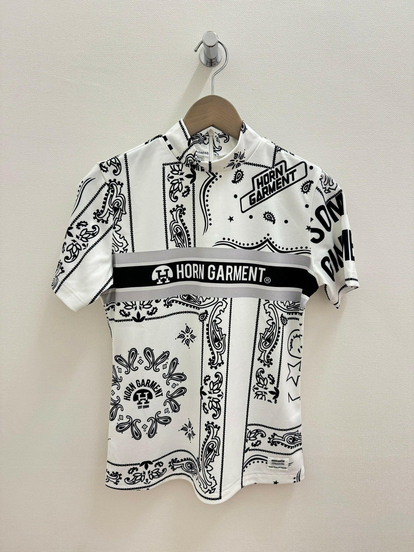 HORN GARMENT WOMENS Short Sleeve Mockneck(DE Limited)