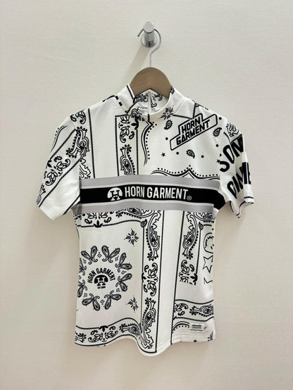 HORN GARMENT WOMENS Short Sleeve Mockneck(DE Limited)