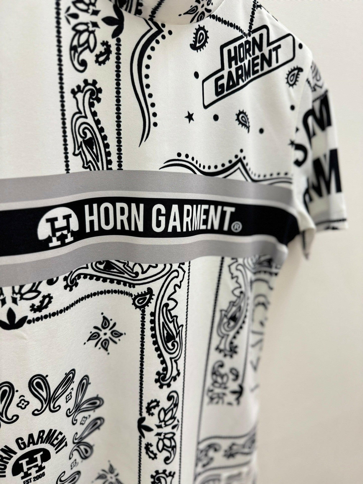 HORN GARMENT WOMENS Short Sleeve Mockneck(DE Limited)