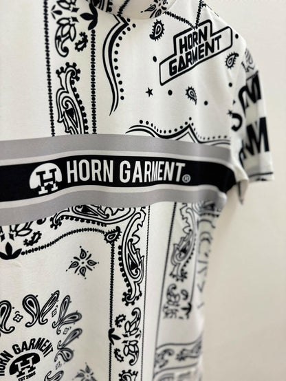 HORN GARMENT WOMENS Short Sleeve Mockneck(DE Limited)