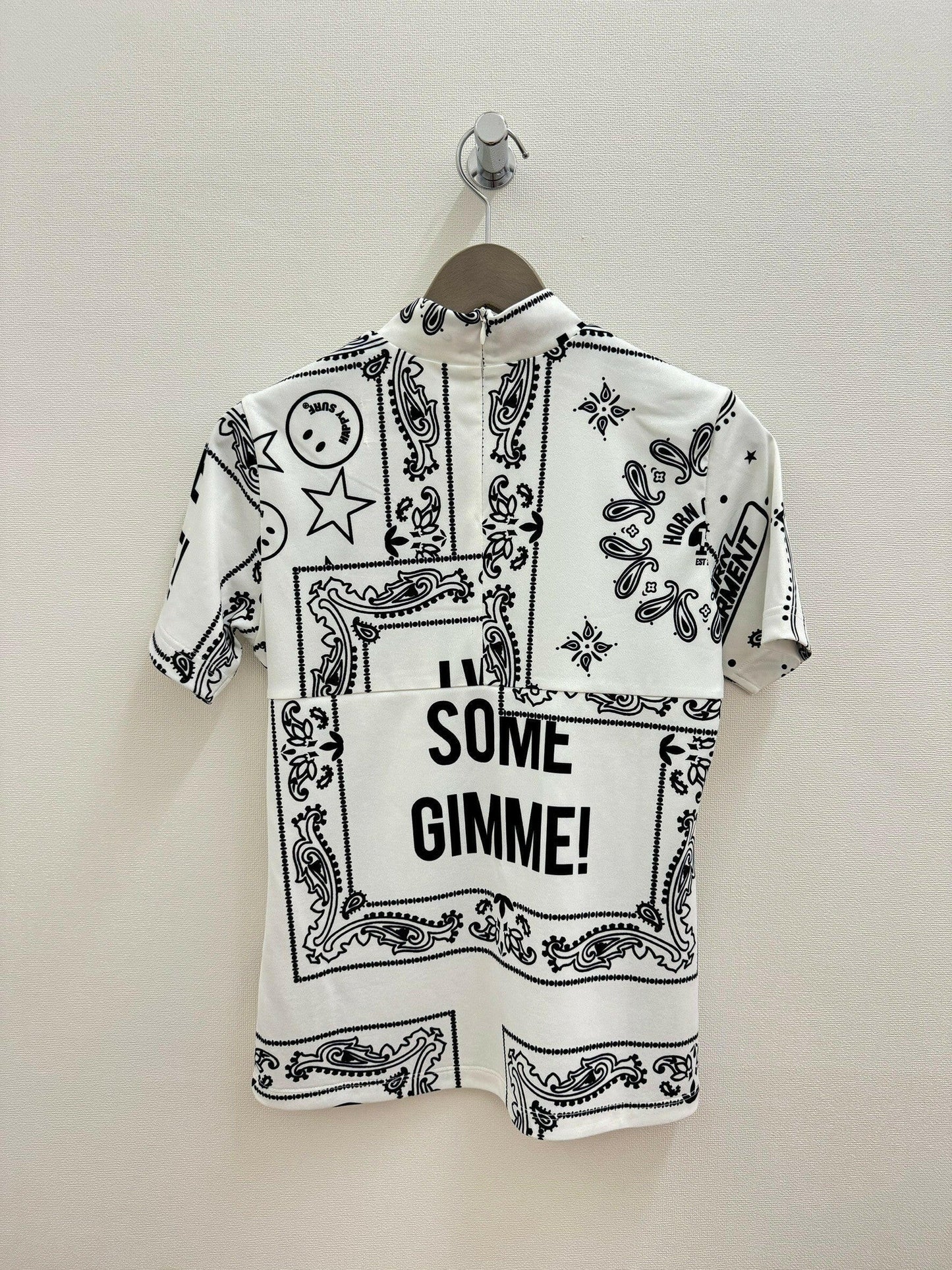 HORN GARMENT WOMENS Short Sleeve Mockneck(DE Limited)