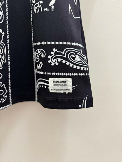 HORN GARMENT WOMENS Short Sleeve Mockneck(DE Limited)