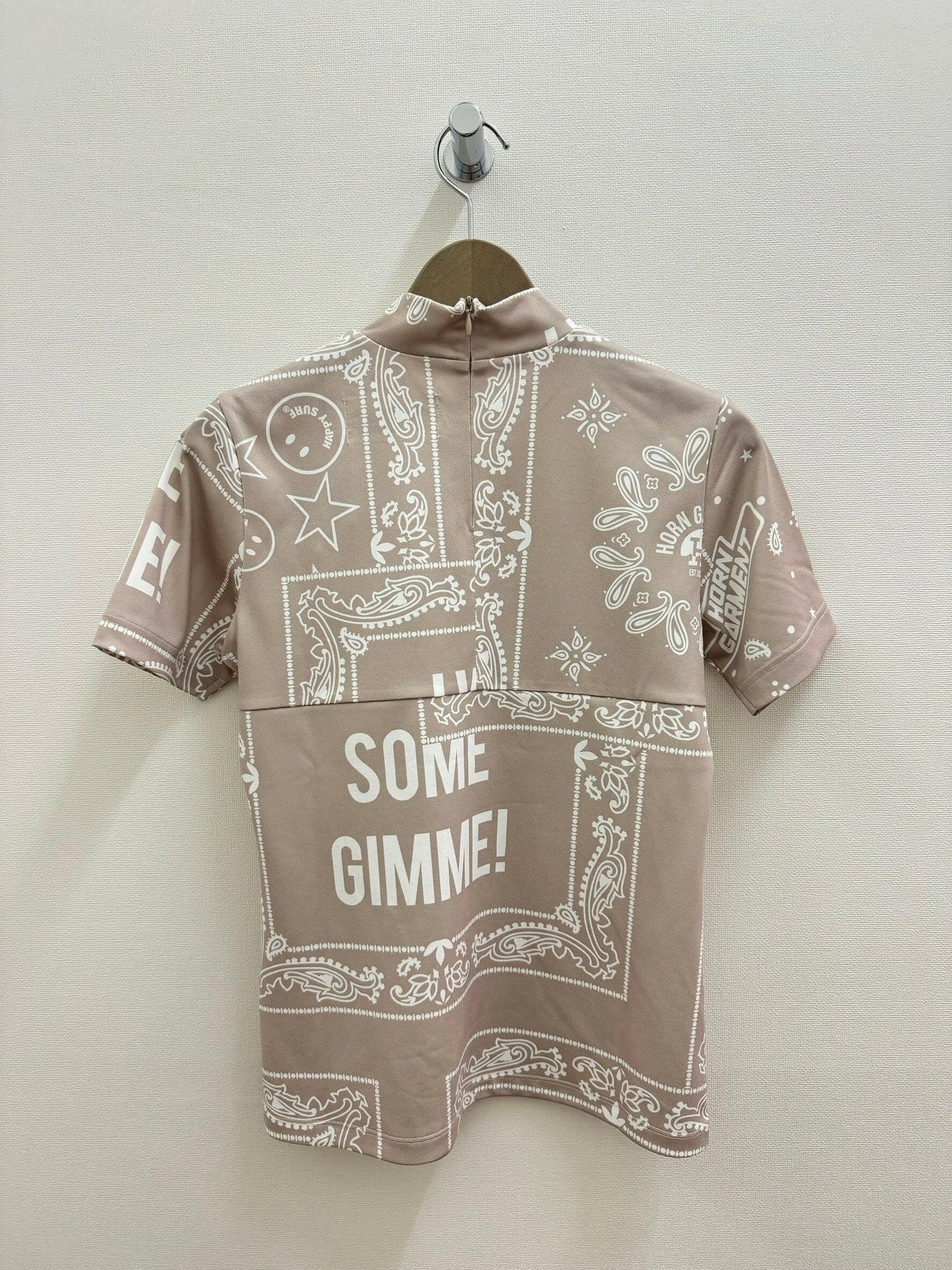 HORN GARMENT WOMENS Short Sleeve Mockneck(DE Limited)