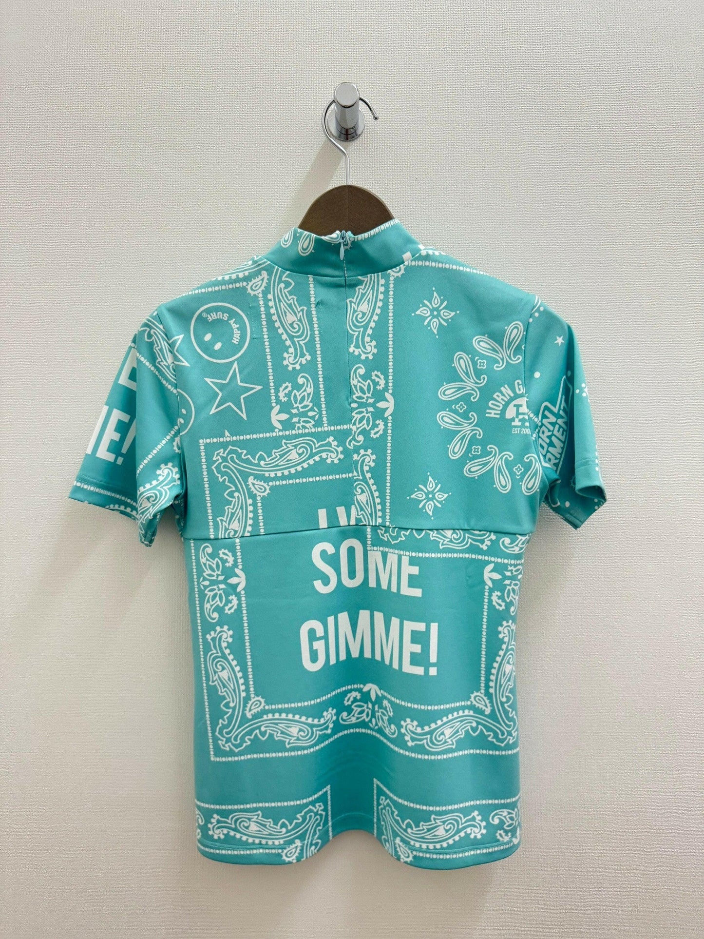 HORN GARMENT WOMENS Short Sleeve Mockneck(DE Limited)