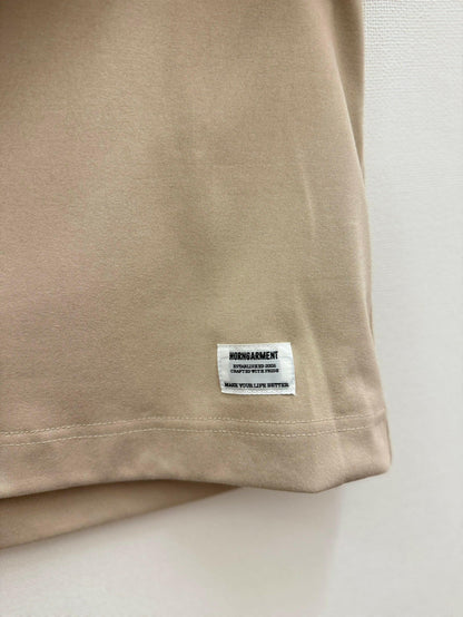 HORN GARMENT MENS Short Sleeve Mockneck T-shirt(DE Limited)