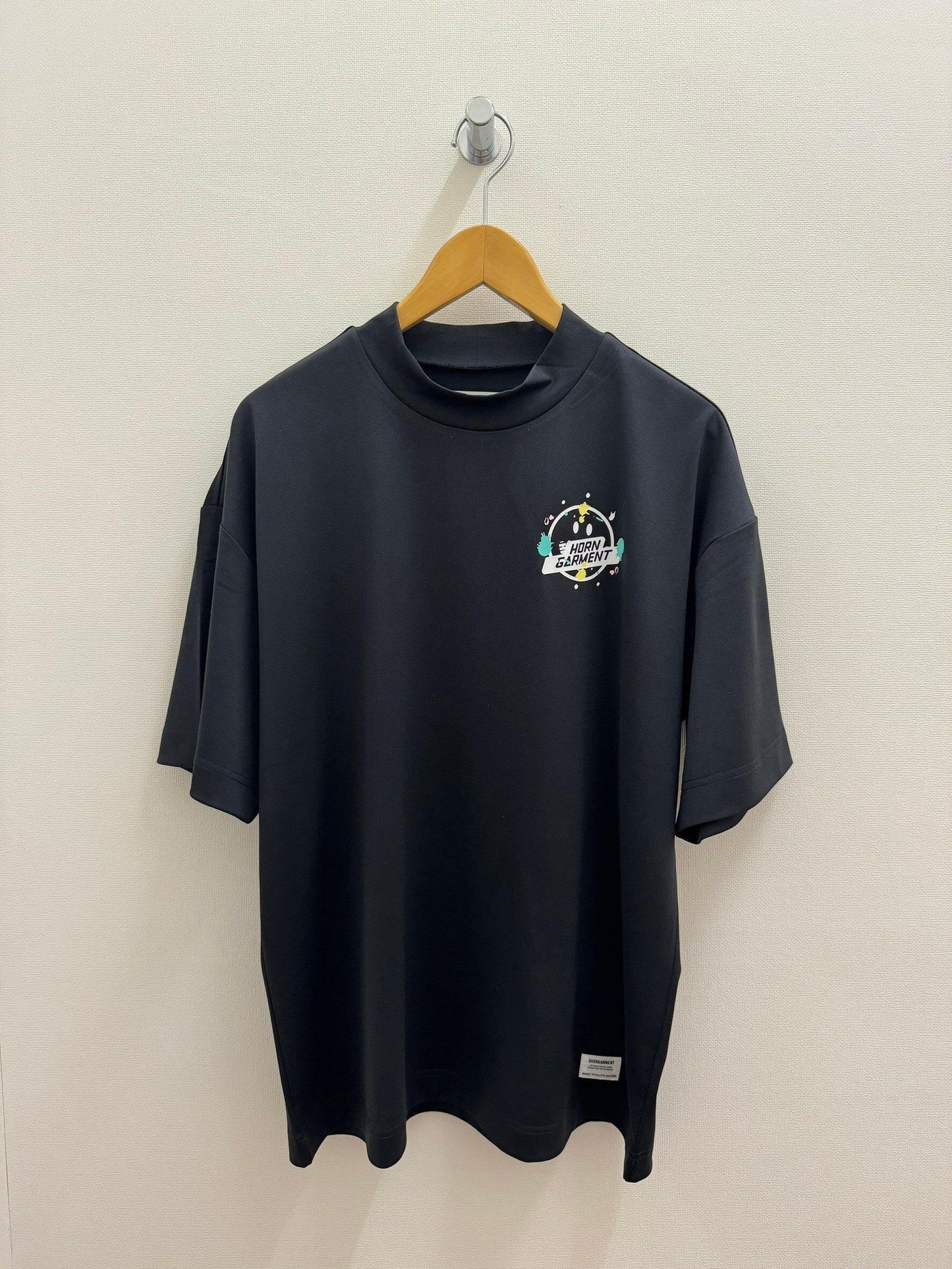 HORN GARMENT MENS Short Sleeve Mockneck T-shirt(DE Limited)