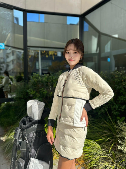 MARK&LONA WOMENS ダウン中綿ブルゾン