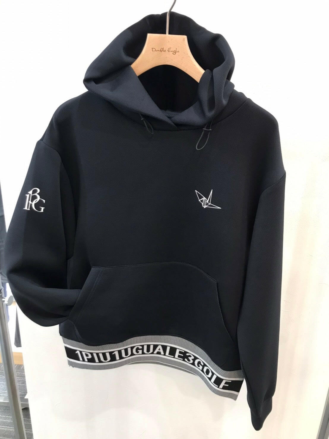 1PIU1UGUALE3 WOMENS LOGO RIB PULLOVER