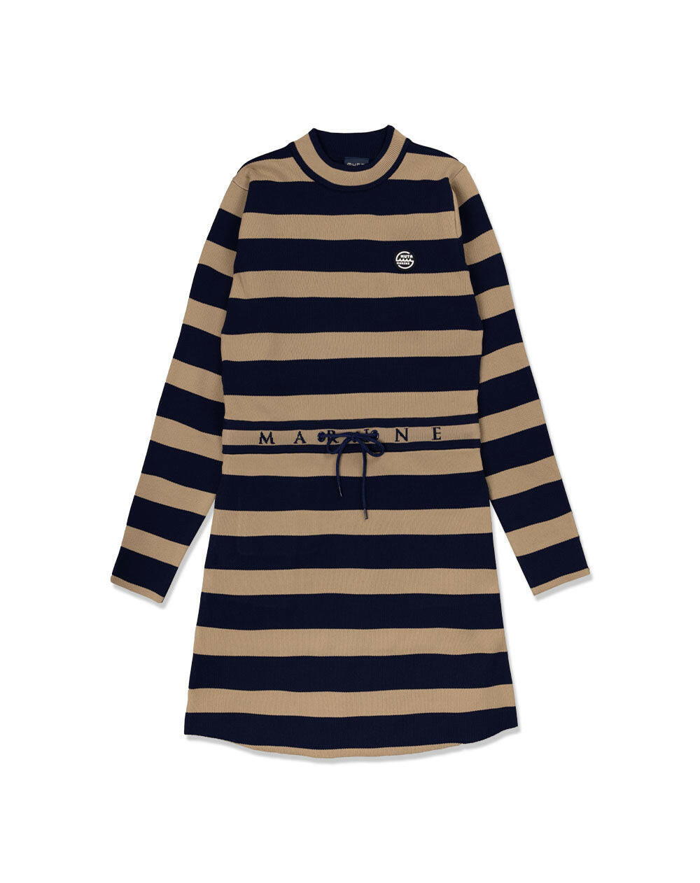 MUTA WOMENS BORDER KNIT DRESS
