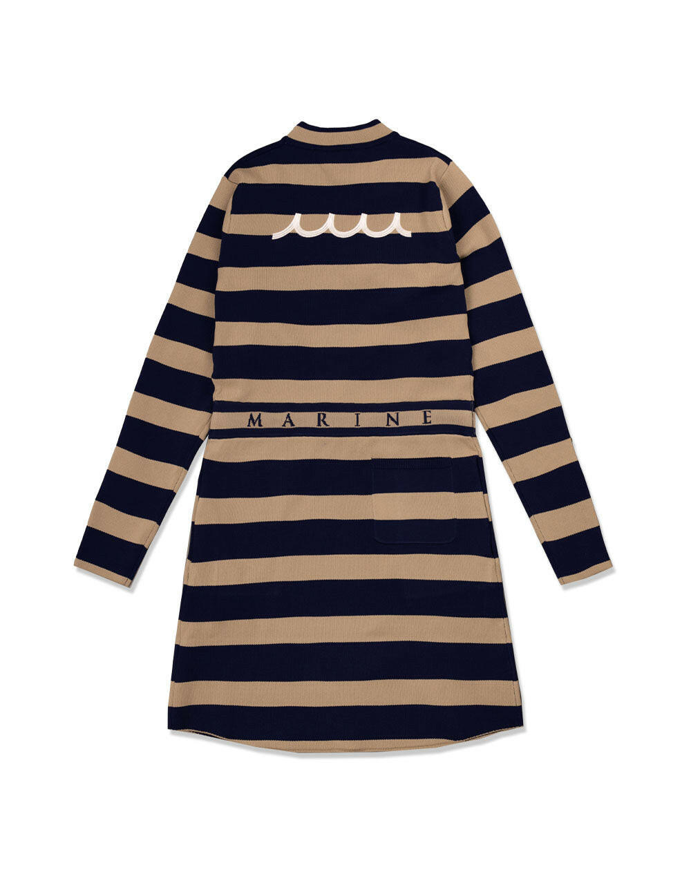MUTA WOMENS BORDER KNIT DRESS