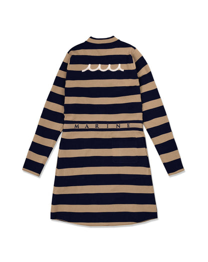MUTA WOMENS BORDER KNIT DRESS