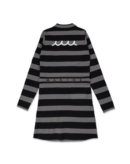 MUTA WOMENS BORDER KNIT DRESS