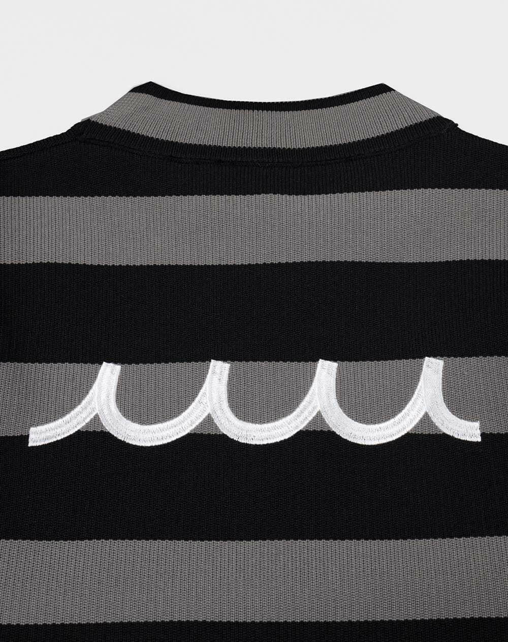 MUTA WOMENS BORDER KNIT DRESS