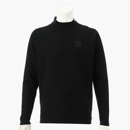 BRIEFING Men CE MS LOGO BACK RIB LS MOCK NECK RF