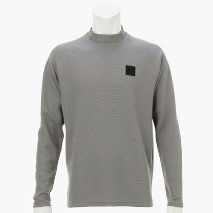 BRIEFING Men CE MS LOGO BACK RIB LS MOCK NECK RF