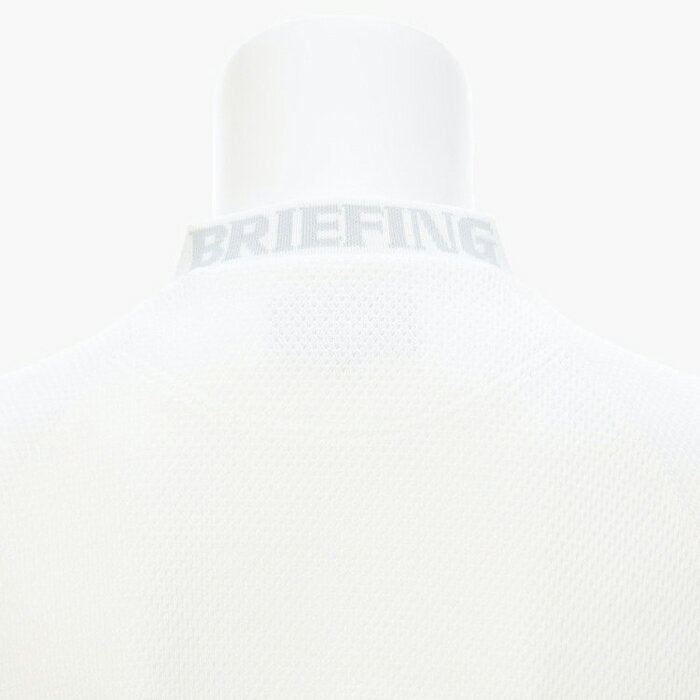 BRIEFING Men CE MS LOGO BACK RIB LS MOCK NECK RF