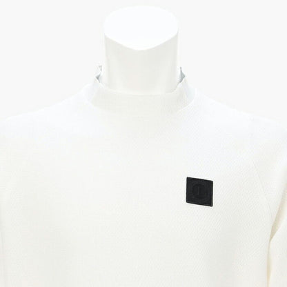 BRIEFING Men CE MS LOGO BACK RIB LS MOCK NECK RF