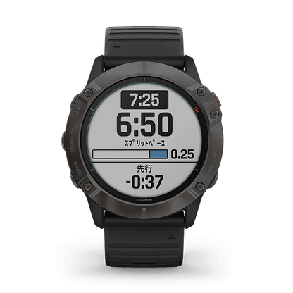 GARMIN fēnix 6X Pro Dual Power Ti Black DLC