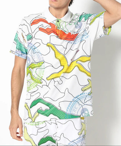 MARK&LONA MENS Axon Camo Mesh Performance Polo