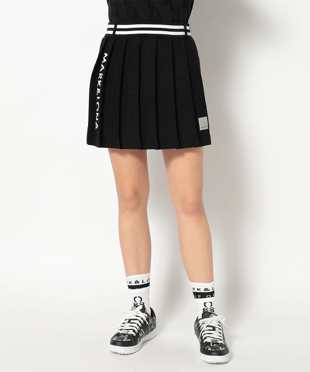 MARK&LONA WOMENS Luminous Pleated Knit Skirt