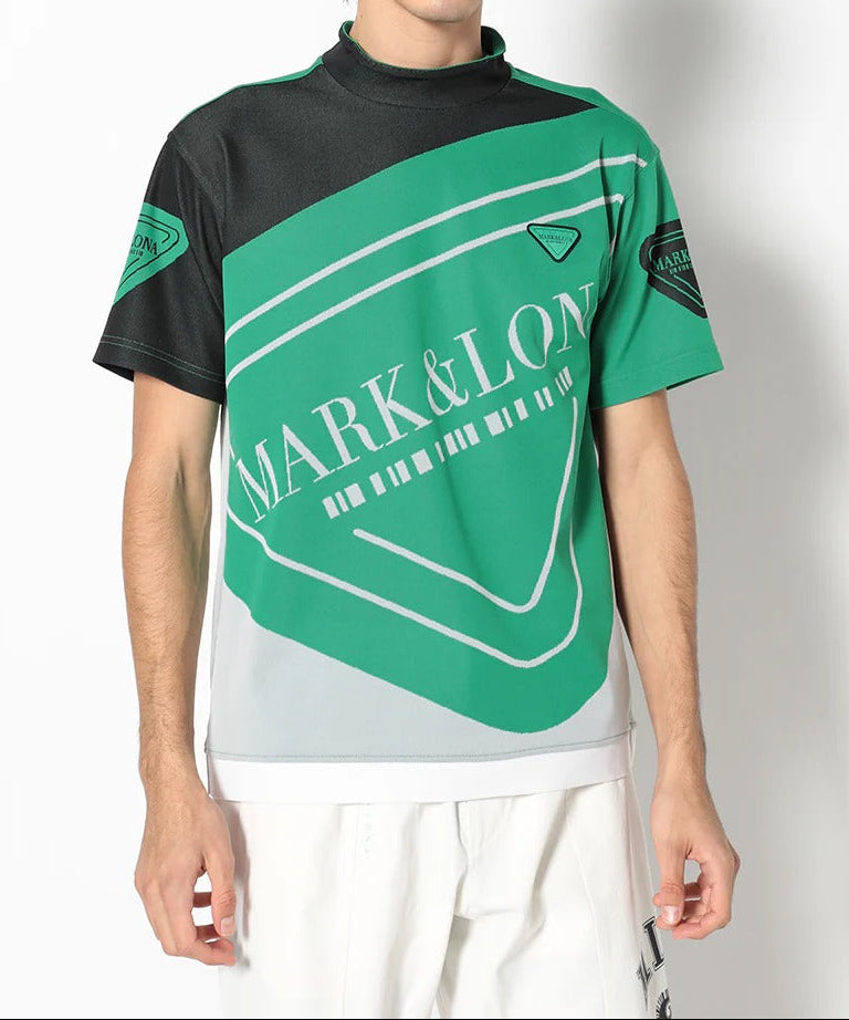 MARK&LONA MENS Mock-neck T-shirt