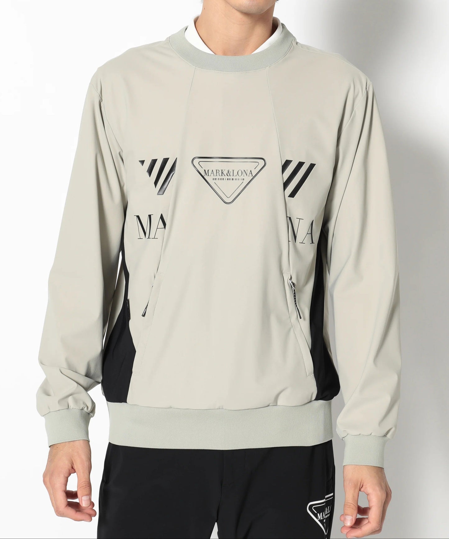MARK&LONA MENS Crew Neck Sneed Jacket