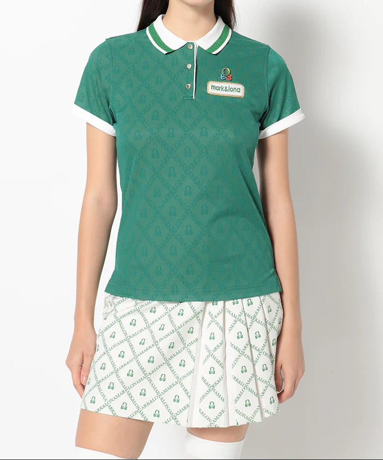 MARK&LONA WOMENS Adamant Jacquard Polo