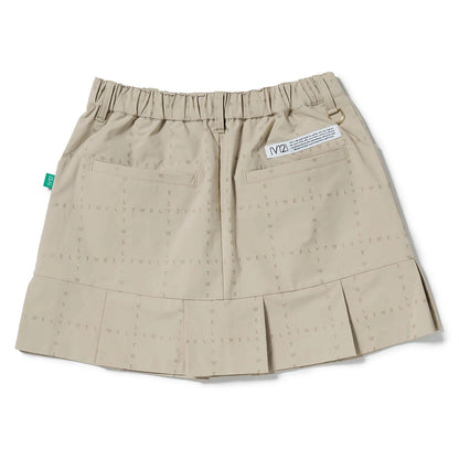 V12 WOMENS TYPO GRID SKIRT