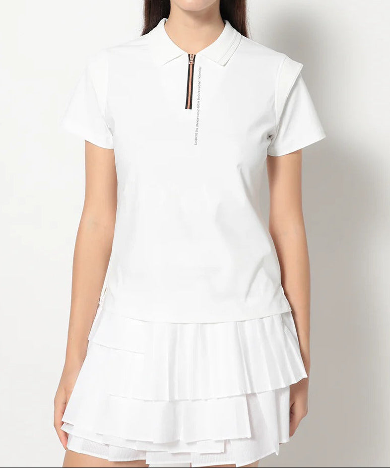MARK&LONA WOMENS Zip-up Polo Shirt