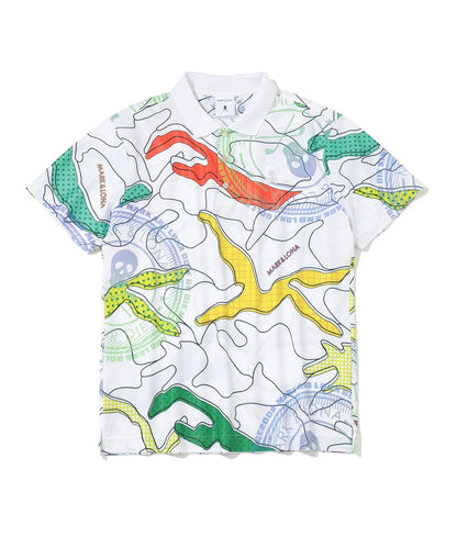 MARK&LONA MENS Axon Camo Mesh Performance Polo