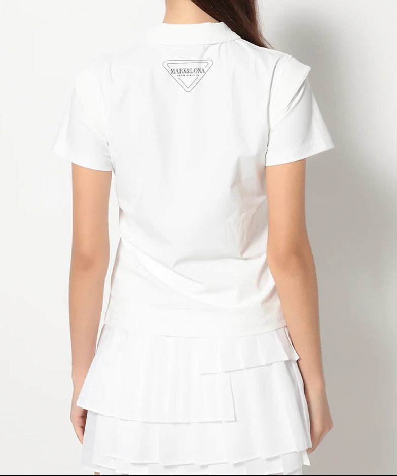 MARK&LONA WOMENS Zip-up Polo Shirt