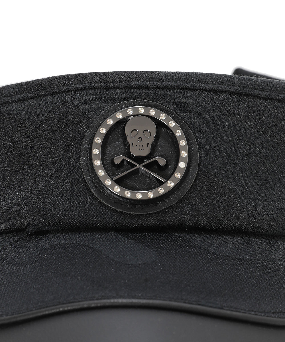 MARK&LONA MENS Gauge Camo Leather Trim Visor