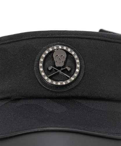 MARK&LONA MENS Gauge Camo Leather Trim Visor