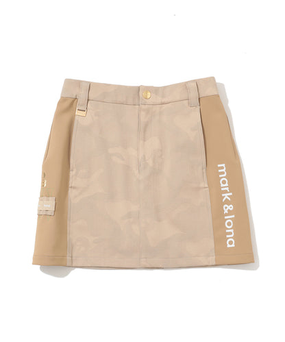 MARK&LONA WOMENS Gauge Hybrid Camo Jacquard Skirt