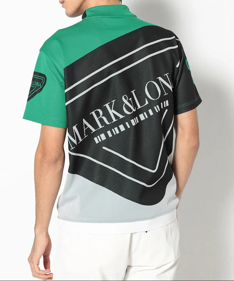 MARK&LONA MENS Mock-neck T-shirt