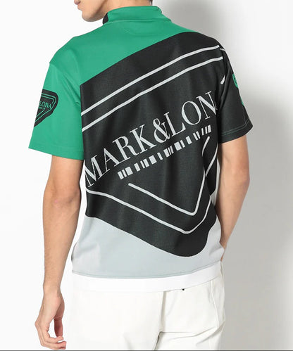 MARK&LONA MENS Mock-neck T-shirt